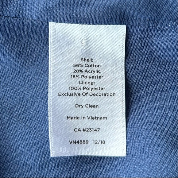 Talbots Textured Navy Blazer - Picture 4 of 6